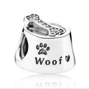 Pandora Retired Woof Bone charm